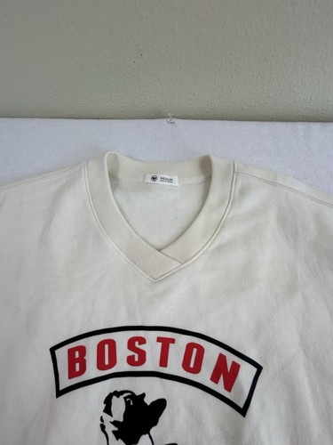 Boston University Terriers 47 Brand Sz Med Wmns Crew Sweatshirt $85 On Tags - Picture 2 of 8