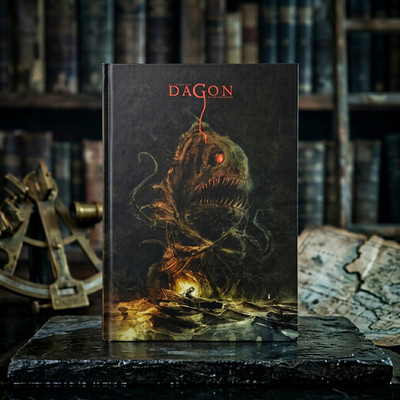 Ben Templesmith - Dagon Hardcover - Signed Print - Kickstarter - H.P. Lovecraft