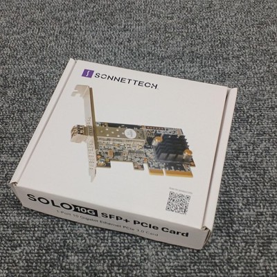 SONNETTECH G10E-SFP Ethernet 10GbE PCIe 3.0 Adapter Card Used
