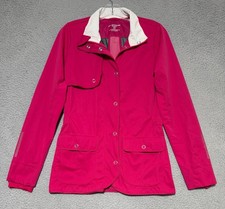 Brooks Jacket Womens Small Pink Full Zip Shelter Technology Running Windbreaker