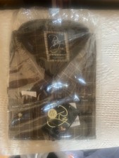 Mens 4XL Rydale Gransmoor Olive Country Shirt. 100% brushed cotton, NWT.