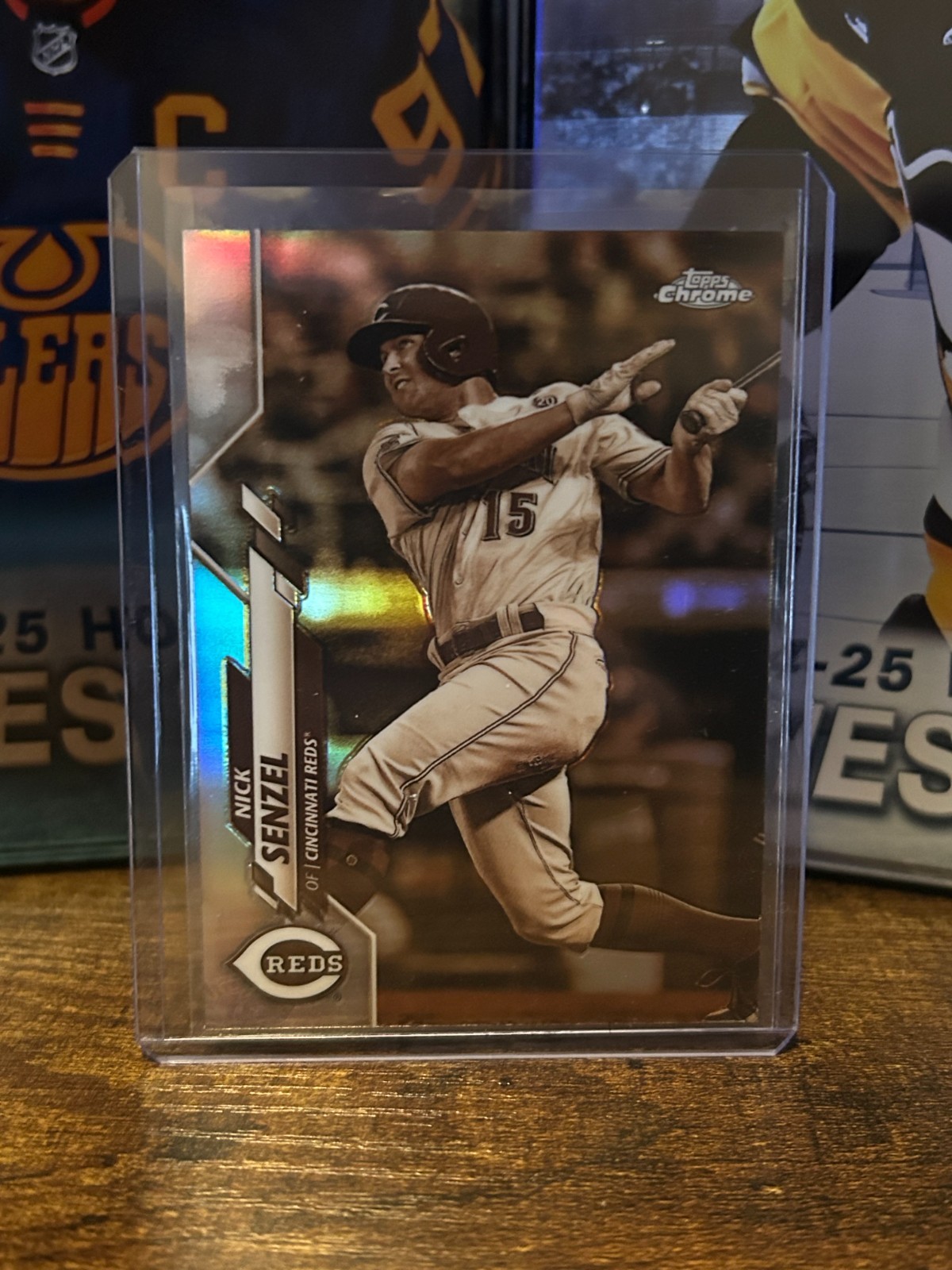 2020 TOPPS CHROME NICK SENZEL SEPIA REFRACTOR #24
