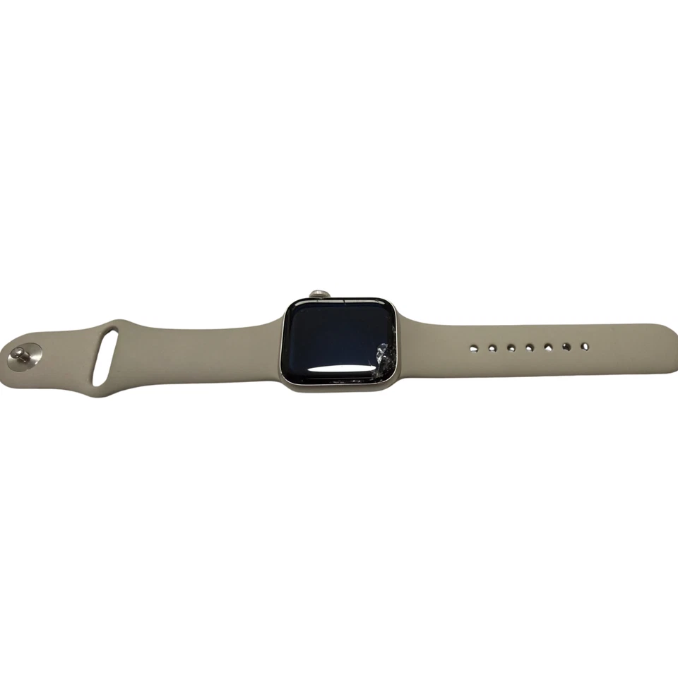 Apple Watch SE (2022) 40mm Silber Aluminiumgehäuse mit Sportarmband, Foto 1 von 4