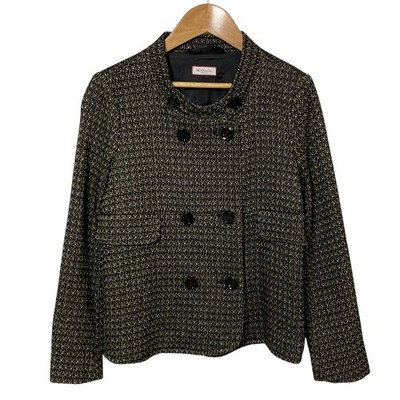 MAX&Co. Double-breasted tweed jacket, size 38, black Women USED