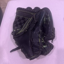 Mizuno Prospect Fast-Pitch Youth Softball Glove 12" MMX1205 RHT Black Lime VFlex