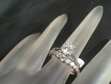 Lab Grown Lady's Diamond Wedding Set 16 Diamonds 1.40 Carat T.W. 14K AD1005028 