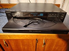 Sony CDP-C245 5-Disc CD Player Changer High Density Linear Converter - Works