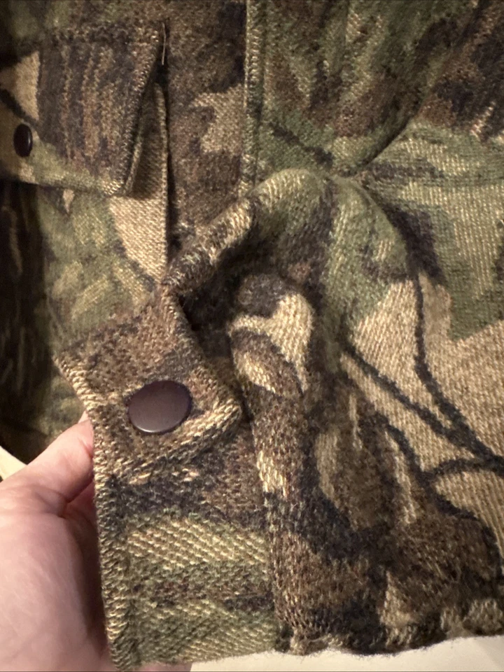 VTG Pendleton x Cabelas Mens  Wool Camo Parka  Jacket Size XL Hunting - Image 4 of 4