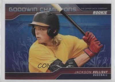 2023 Goodwin Champions Platinum Horizontal Aquamarine 47/75 Jackson Holliday 2pw