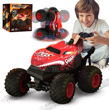 Remote Control Monster Truck Toys, 1:20 Scale RC Shark Monster Trucks with Light