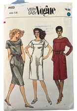 HTF Vogue 8023 Misses Dress Vintage Very Easy...