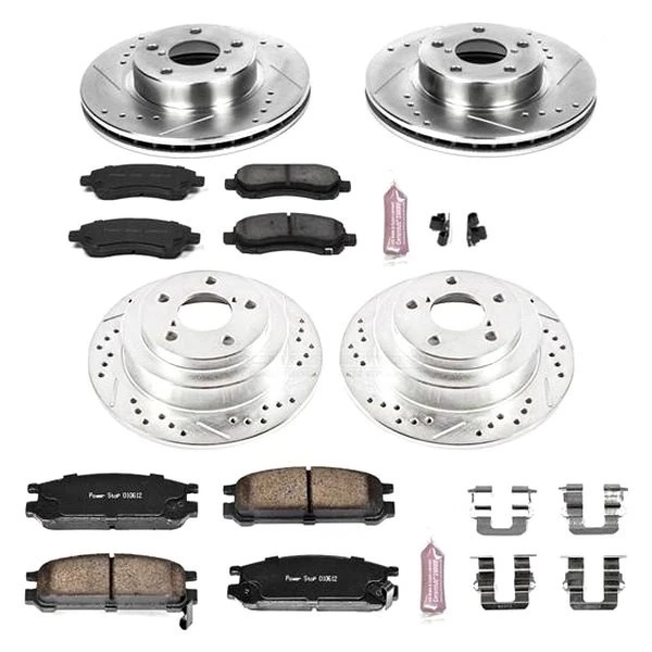 PowerStop K446 Brake Kit For Subaru Legacy 1997-1999 Front Rear Foto 2 de 4