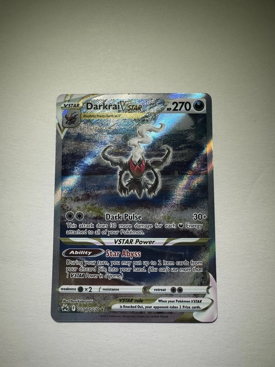 25+ Darkrai VSTAR GG50/GG70 Crown Zenith: Galarian Gallery for