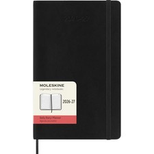 Moleskine, Moleskine Black Large Soft Cover 18-Month 2027 Daily Planner