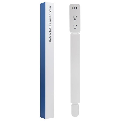 Electrical Outlet Extender Stick - Features USB-A, USB-C and 2 AC Outlets, Ex...