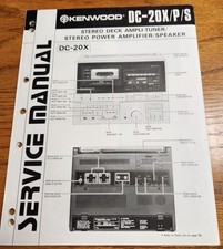 Kenwood DC-20X Ampli-Tuner Service Manual - O...