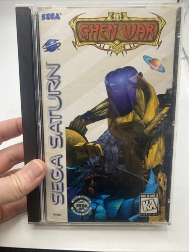Ghen War (Sega Saturn, 1995)  W/ Disc Manual and Case