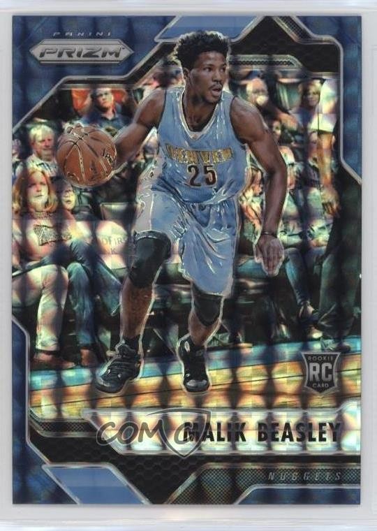 2016-17 Panini Prizm Mosaic Blue Malik Beasley #66 uk2