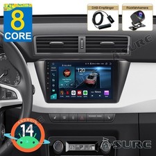 64G Autoradio Für Skoda Fabia III 2014-2020 Android 14 Carplay GPS Navi Kam DAB+