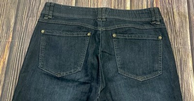   Wit & Wisdom Jeans Ab Solution Bootcut Women s Size 12P Stretch Dark Wash
