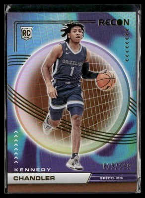 2022-23 Panini Recon #236 Kennedy Chandler Holo Bronze SN #12/299 Card 1202G