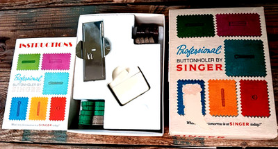 Singer Professional Buttonholer 381116 Slant Needle Zig-Zag Sewing Machines