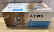 MOEN Adler WS84503 Centerset Single Handle Low-Arc Bathroom Faucet Chrome NIB
