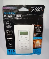 MY TOUCH SMART 26893 SIMPLE SET IN-WALL DIGITAL TIMER
