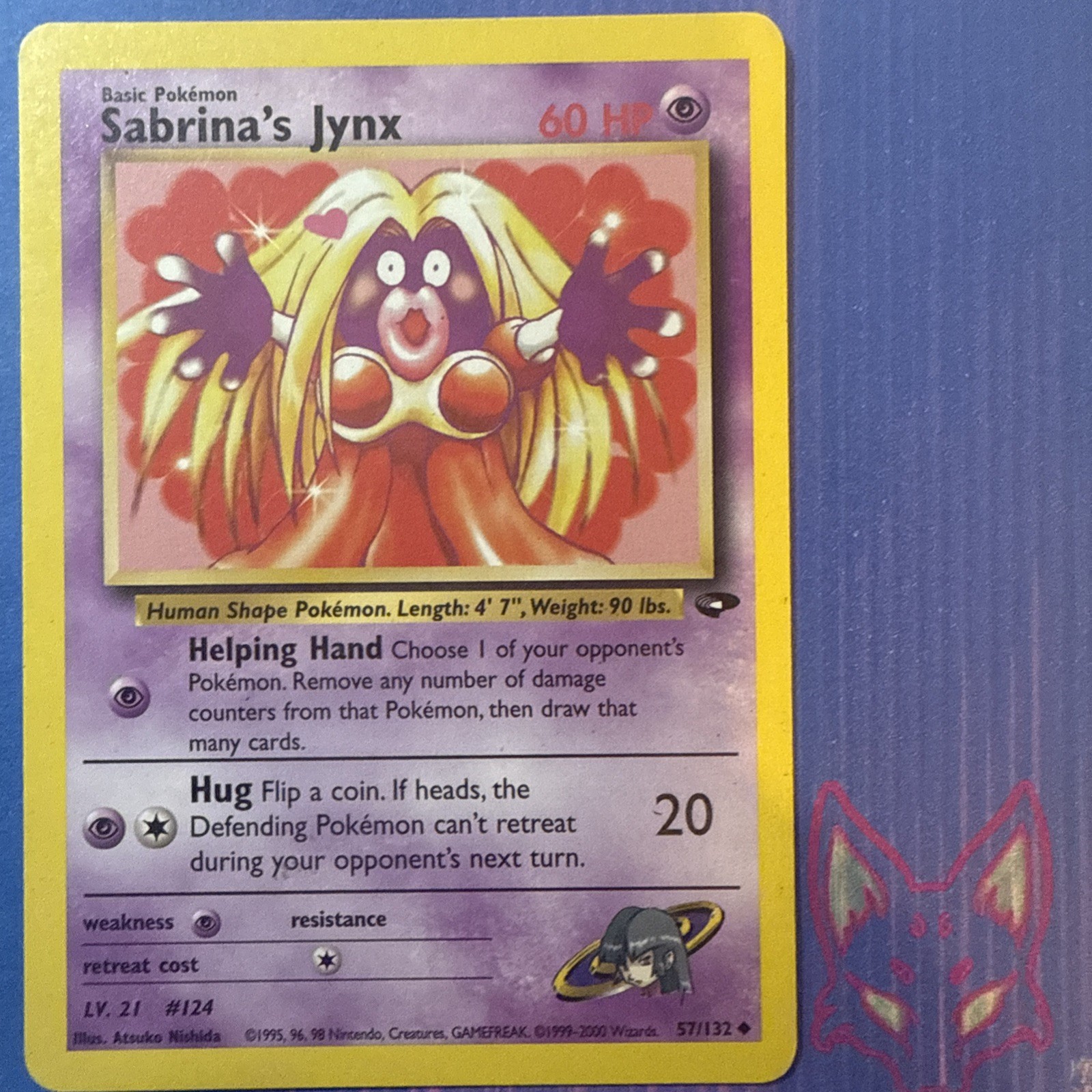 * Gym Challenge - MP - Sabrina's Jynx 57/132 Unlimited Vintage WOTC (US Seller)