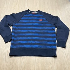 Vintage Nike Blue Navy Crewneck Men  s Sweater Size Large