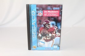 Joe Montana's Football Sega CD Complete CIB! Authentic! Good Condition! NICE!