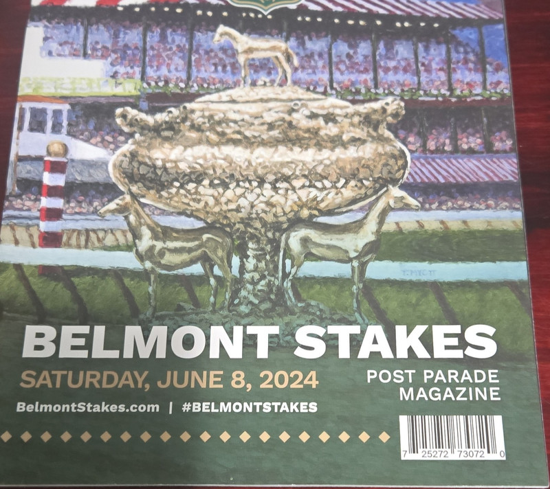 Belmont Stakes Horse Racing Post Parade Magazine - Saturday June 8, 2024