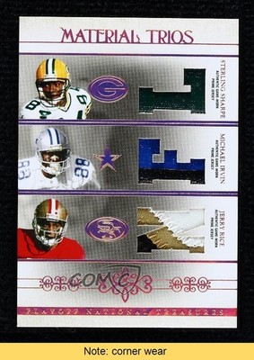 2007 Playoff National Treasures NFL Prime 23/25 Jerry Rice HOF READ 0xu5