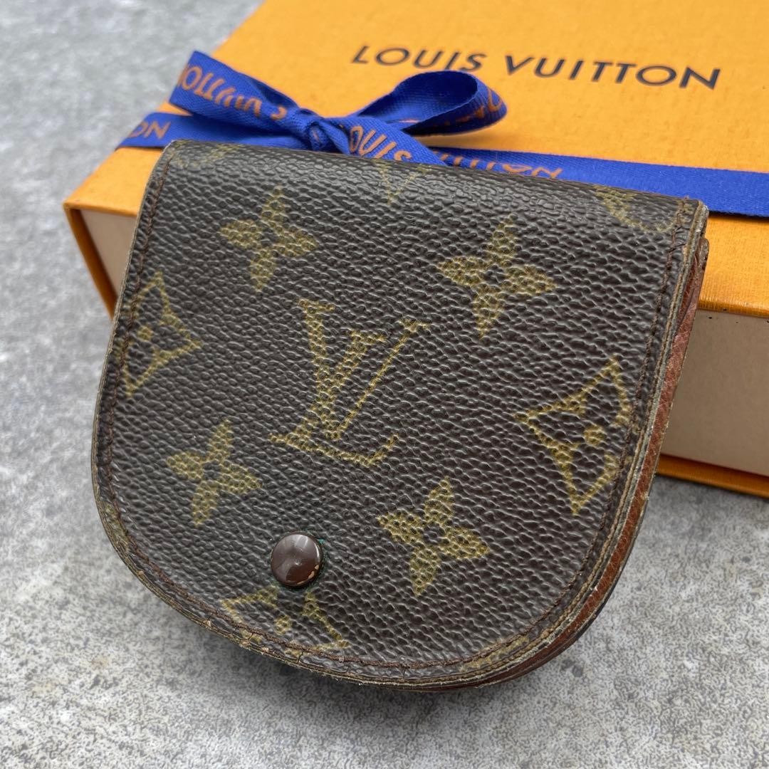 LOUIS VUITTON Coin Case Brown Monogram