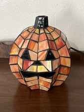 VTG Ting Shen Tiffany Style Stained Glass Pum...