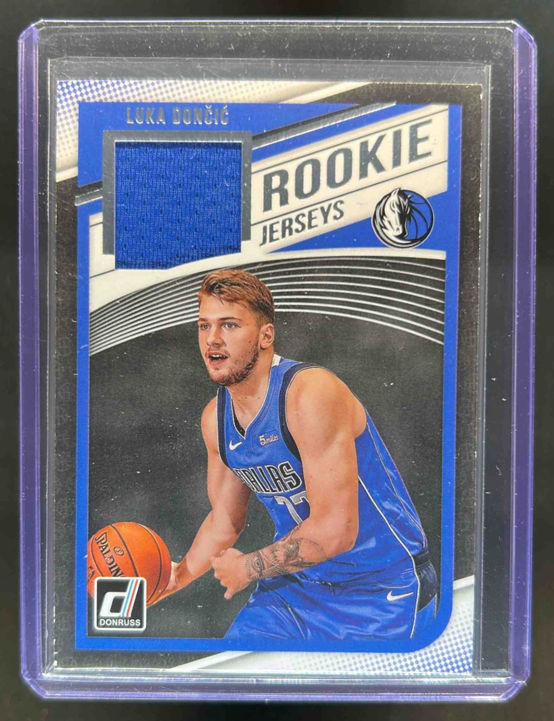 2018-19 Donruss Luka Doncic Rookie Jerseys Rookie RC #RJ-LDC Mavericks