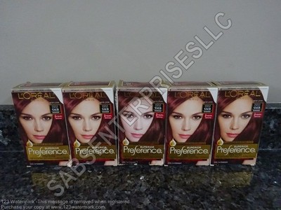 5 L'Oreal Paris Superior Preference #5MB MEDIUM AUBURN Warmer Permanent Color
