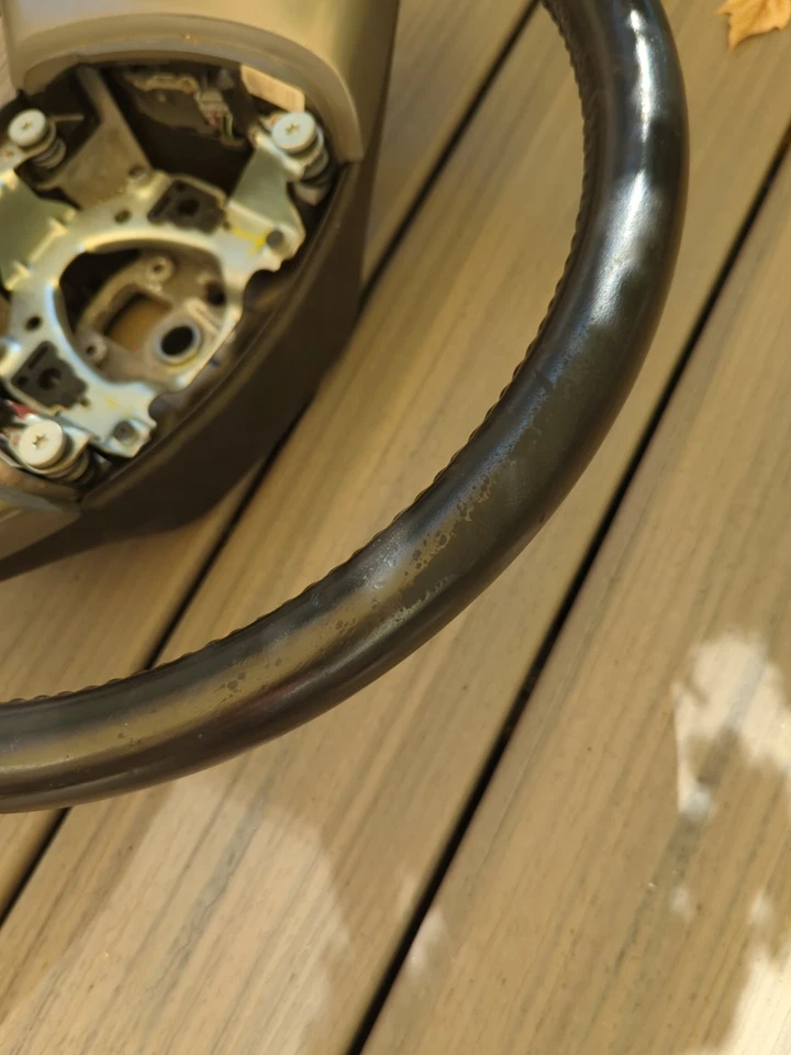 Chevrolet Silverado Tahoe 2012 volante de cuero negro con crucero 07-13 OEM Foto 4 de 4