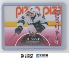 2021-22 Upper Deck UD Canvas Young Guns William Eklund #C234 San Jose Sharks
