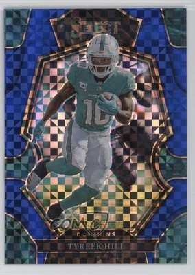 2022 Panini Select Premier Level Blue Prizm /149 Tyreek Hill #162 4f5