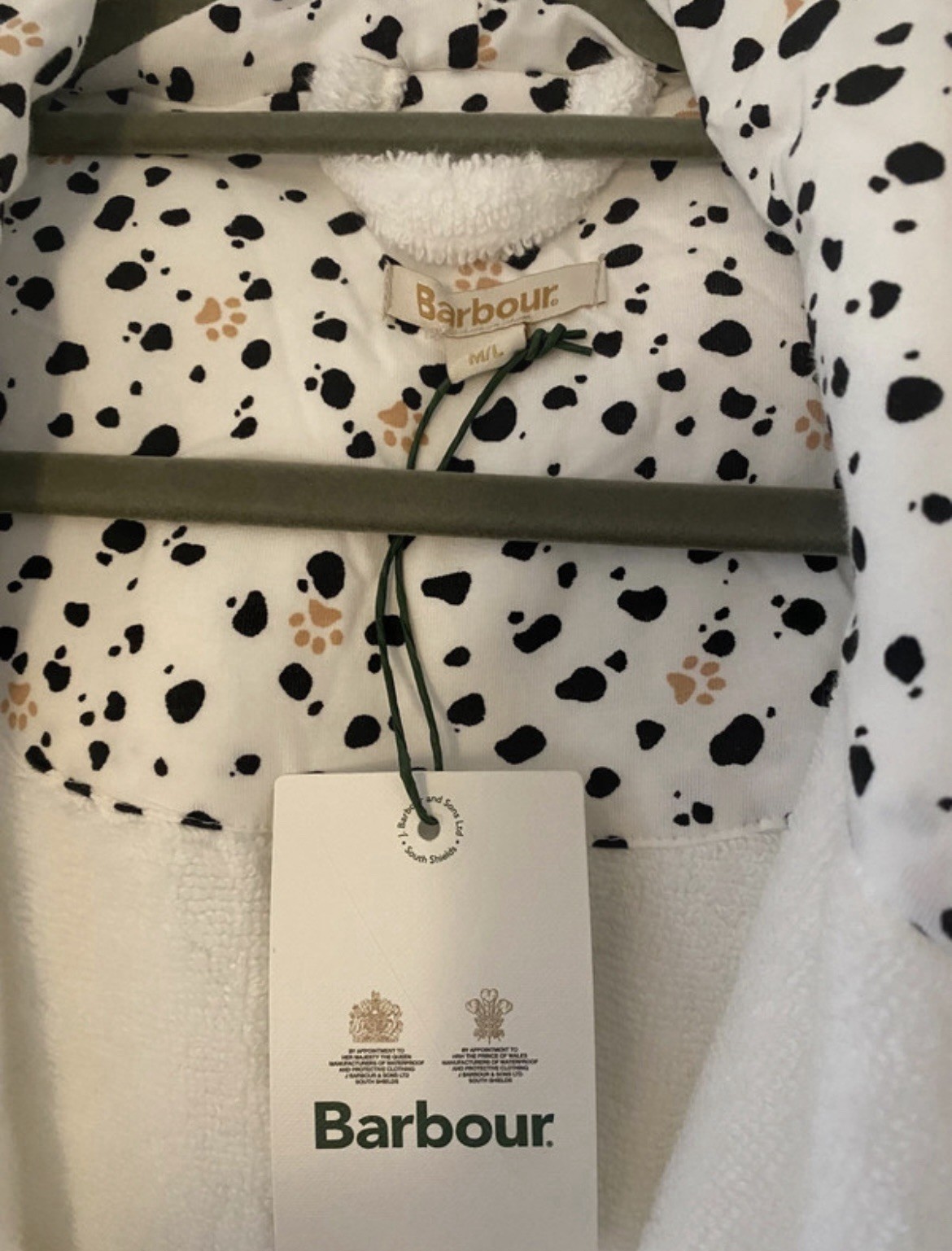 Barbour Bath Robe M/L rrp £76.95 image 3