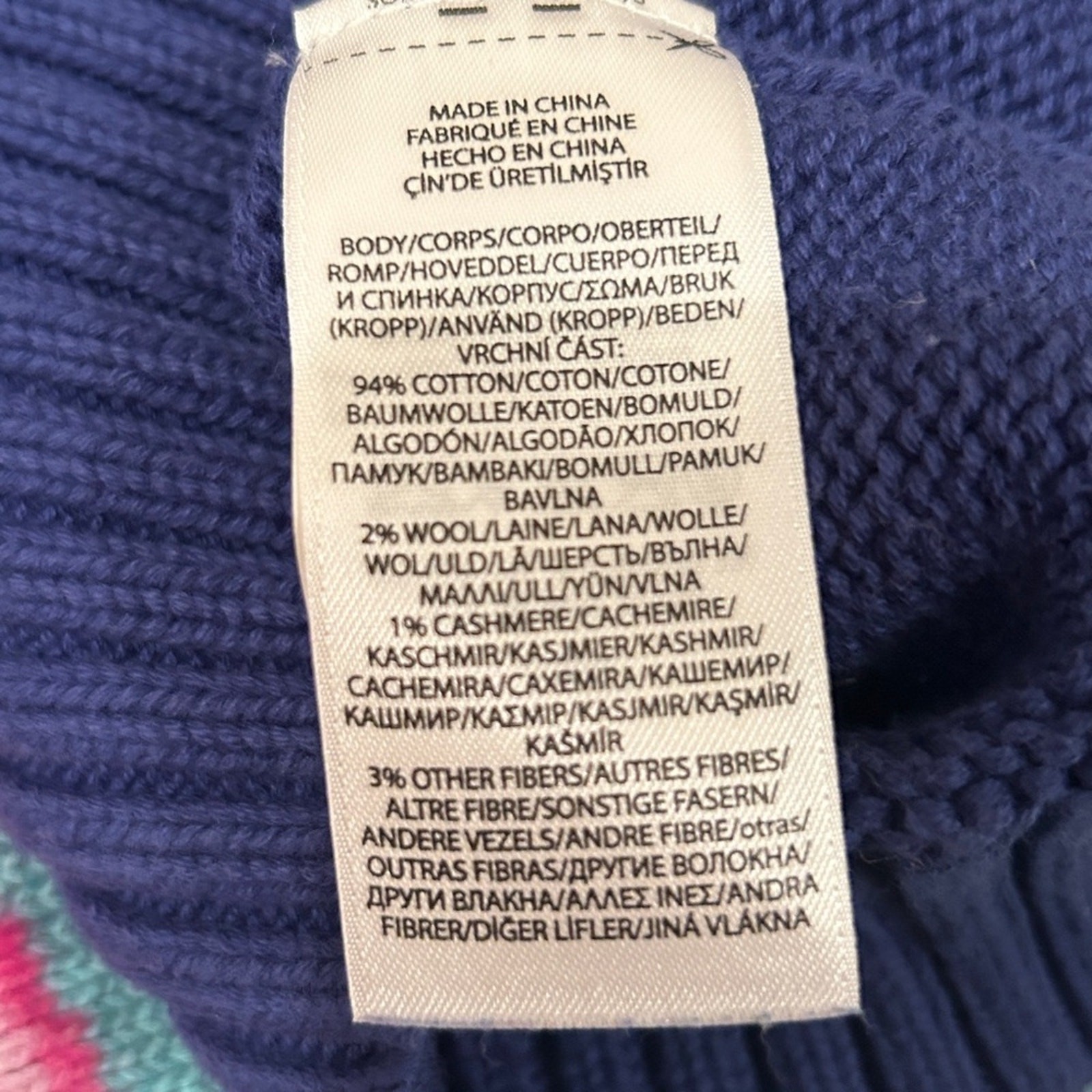 Polo Ralph Lauren Scenic Graphic Crewneck Sweater Junior XXL or Ladies Large