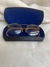 Antique Rare 1/10 12K GF Glasses Spectacles with Case