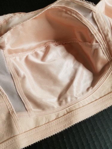 Playtex Pink 4693 Style Bra NO Underwire/Padding Wide Padded Strap Size 40DD - Picture 4 of 9