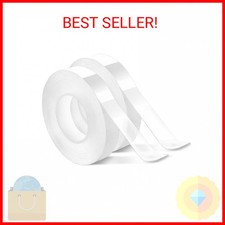 vofauiss 2 Pack Nano Double Sided Tape Duty Mounting Tape Sticky Walls, Double S