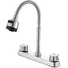 RV Kitchen Faucet,RV Sink Faucet Chrome with rotatable head