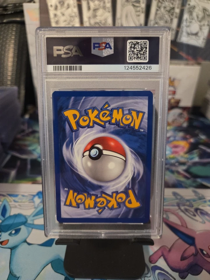 Ninetales Black Flame Error Holo Rare Pokemon Card PSA 8 Graded - Image 2 of 2