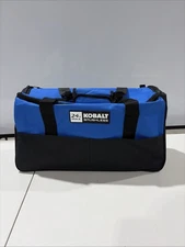 NEW Genuine Kobalt Blue Black Polyester 19-inch Heavy Duty Tool Bag