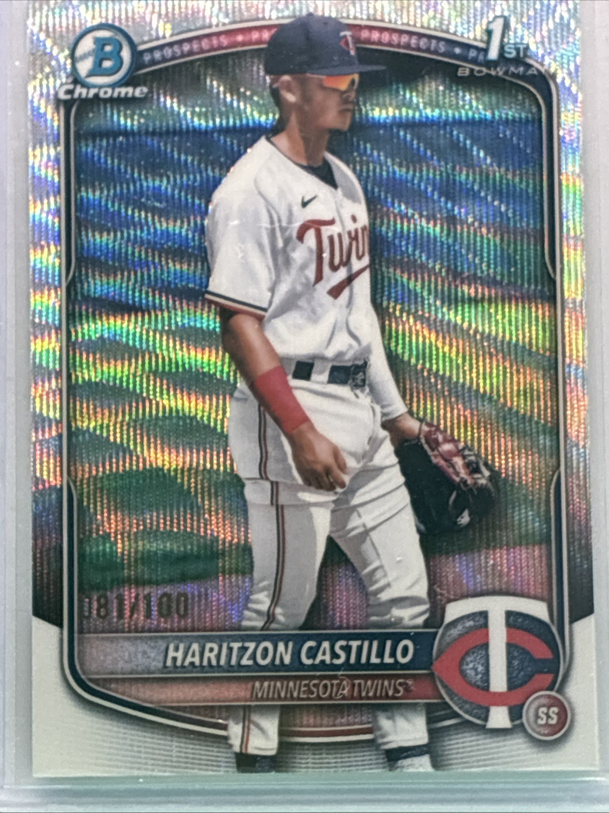 2025 Bowman Chrome - Haritzon Castillo #BCP-161 Wave Refractor /100