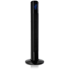 Brandson Turmventilator 3 Geschwindigkeitsstufen LED-Display Oszillation Schwarz